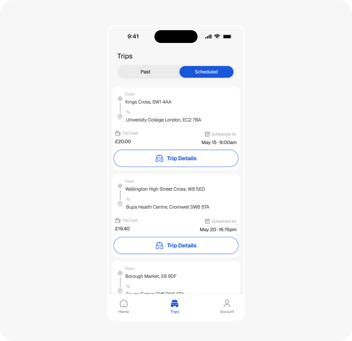 UI screen design 10